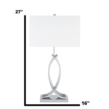 Finesse Decor Unity 1 Light Table Lamp Chrome