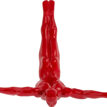 Finesse Decor Diver Wall Decor Sculpture //11" Red