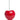 Finesse Decor Large Bright Red Cherry Sculpture 25" Tall 