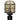 Costaluz 3417 post lantern: Black | Besa Lighting