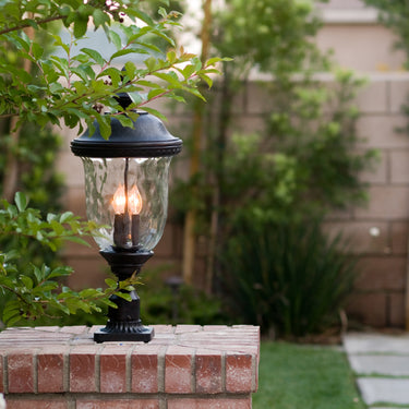 Maxim Lighting Carriage House DC 3-LT Outdoor Pole/Post Lantern Oriental Bronze