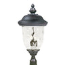 Maxim Lighting Carriage House DC 3-LT Outdoor Pole/Post Lantern Oriental Bronze