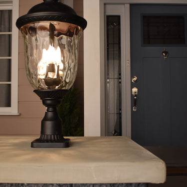 Maxim Lighting Carriage House DC 1-LT Outdoor Pole/Post Lantern Oriental Bronze