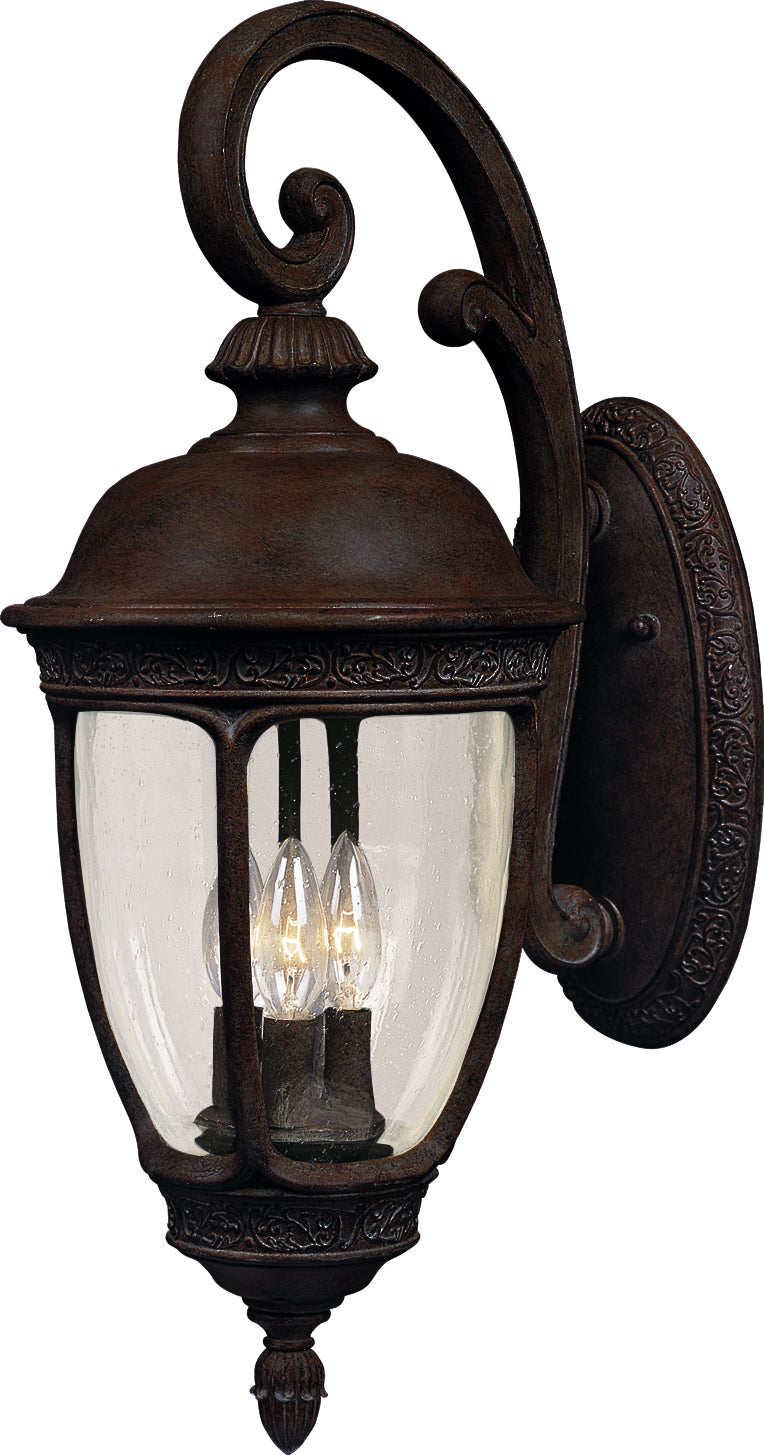 Maxim Knob Hill Cast 3-Light Outdoor Wall Lantern