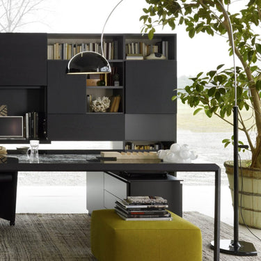 Coupé 3320/R floor lamp designed by Joe Colombo with direct light output