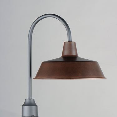 Maxim Lighting Pier M Post Lantern Empire Bronze/Black