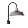 Maxim Lighting Pier M Post Lantern Weathered Zinc/Black