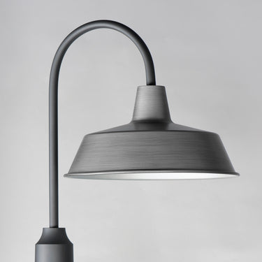 Maxim Lighting Pier M Post Lantern Weathered Zinc/Black