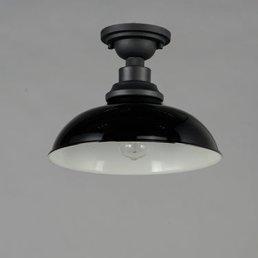 Maxim Lighting Granville Flush Mount Gloss Black/Black