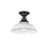 Maxim Lighting Granville Flush Mount White/Black