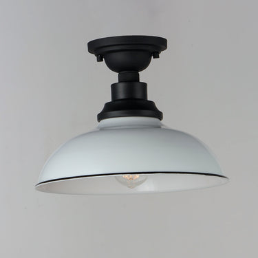 Maxim Lighting Granville Flush Mount White/Black