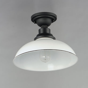 Maxim Lighting Granville Flush Mount White/Black