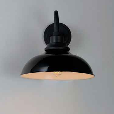Maxim Lighting Granville Outdoor Wall Sconce Gloss Black/Black