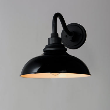 Maxim Lighting Granville Outdoor Wall Sconce Gloss Black/Black