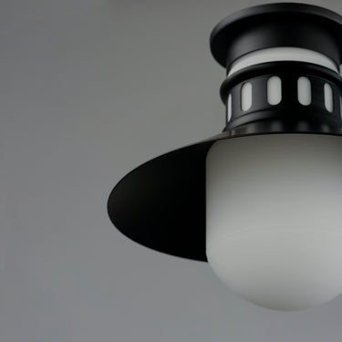 Maxim Lighting Admiralty Outdoor Flush Mount Black