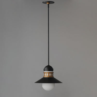 Maxim Lighting Admiralty Outdoor Pendant Black/Antique Brass