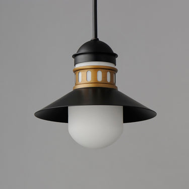 Maxim Lighting Admiralty Outdoor Pendant Black/Antique Brass