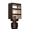 Costaluz 3513 post lantern: Bronze | Besa Lighting