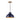 Maxim Lighting Rockport 10" Pendant Glossy Navy/Natural Aged Brass