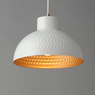 Maxim Lighting Rockport 10" Pendant White/Natural Aged Brass