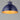 Maxim Lighting Rockport 12" Pendant Glossy Navy/Natural Aged Brass