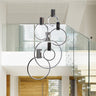 Finesse Decor Hong Kong LED Circular Chandelier Chrome