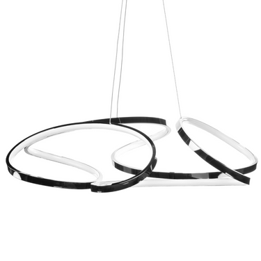 Finesse Decor Suzhou LED Adjustable Chandelier Chrome Finish