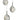 Finesse Decor Bubbling Glow Round Chandelier - Chrome 