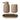 Sono Bathroom Accessory Set Tan by blomus