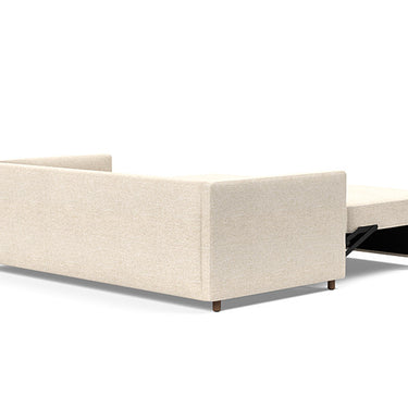 Neah king sleeper sofa 365 Halifax Shell with slim arm design and durable steel frame for contemporary homes and rentals