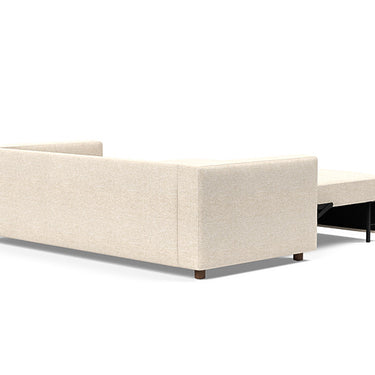 Innovation Living Neah King Size Sleeper Sofa in 365 Halifax Shell premium comfort king bed sofa with classic arms