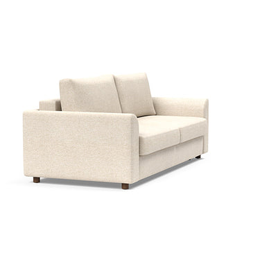 Modern Neah King Sleeper Sofa with Curved Arms and Thick Mattress in 365 Halifax Shell Fabric by Innovation Living