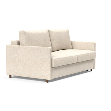 Innovation Living Neah Queen Sleeper Sofa with Slim Arms in 365 Hailfax Shell fabric, space-saving queen sofa bed for guest rooms