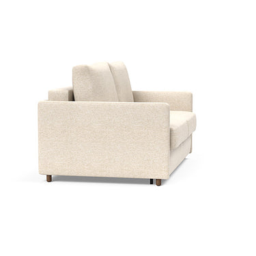 Innovation Living Neah full size sofa bed with slim arms upholstered in 365 Hailfax Shell