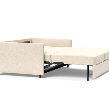 Modern Neah full size sleeper sofa featuring double-spring comfort and 365 Hailfax Shell upholstery