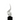 Finesse Decor White Flame Floor Sculpture With Black Stand, 65" Tall 