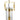 Finesse Decor Zeus 1 LED Light Pendant - Crystal & Gold 