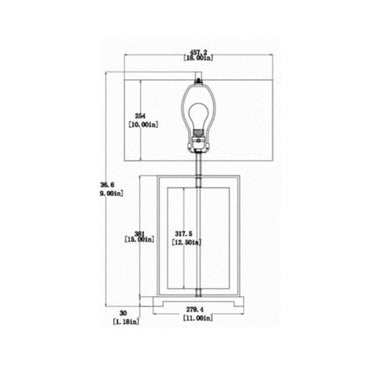 Finesse Decor Table lamp with Shade
