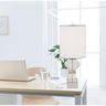Finesse Decor Crystal Cubes USB Table Lamp 1 Light