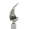 Finesse Decor Sail Sculpture Chrome, Large