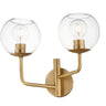Maxim Lighting Branch 2-Light Wall Sconce Natural Aged Brass