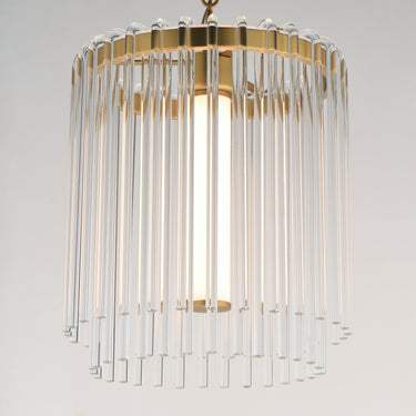 Maxim Lighting Jolie 11" LED Pendant Natural Aged Brass