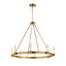 Maxim Lighting Duchess 8-Light Chandelier Natural Aged Brass
