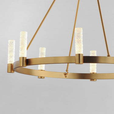 Maxim Lighting Duchess 8-Light Chandelier Natural Aged Brass
