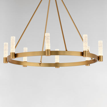 Maxim Lighting Duchess 8-Light Chandelier Natural Aged Brass