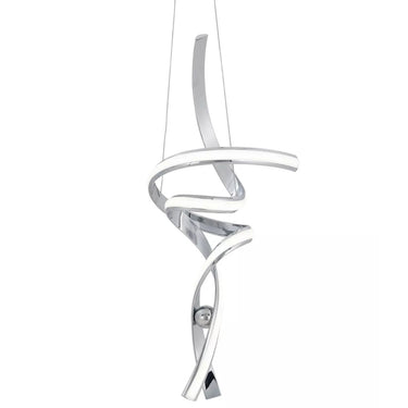 Finesse Decor Hamburg LED Chandelier Chrome