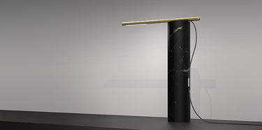 T.O Marble LED Table Lamp with Dimmable Rotating Arm by Pablo Designs - image 4