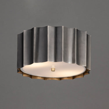 Maxim Lighting Allegra Flush Mount Gunmetal/Gold