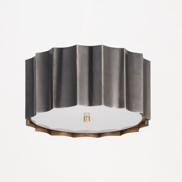 Maxim Lighting Allegra Flush Mount Gunmetal/Gold