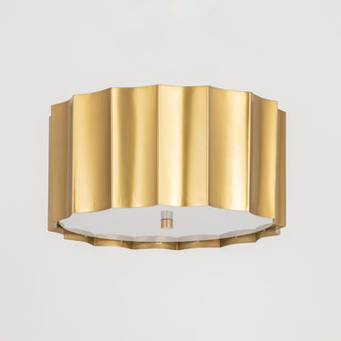 Maxim Lighting Allegra Flush Mount Weathered Brass